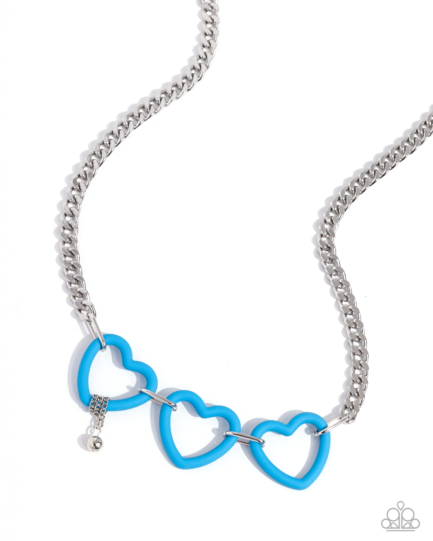 Paparazzi Heart Homage - Blue Necklace