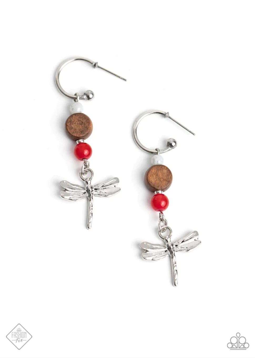 Paparazzi - Take Bead Red Earrings