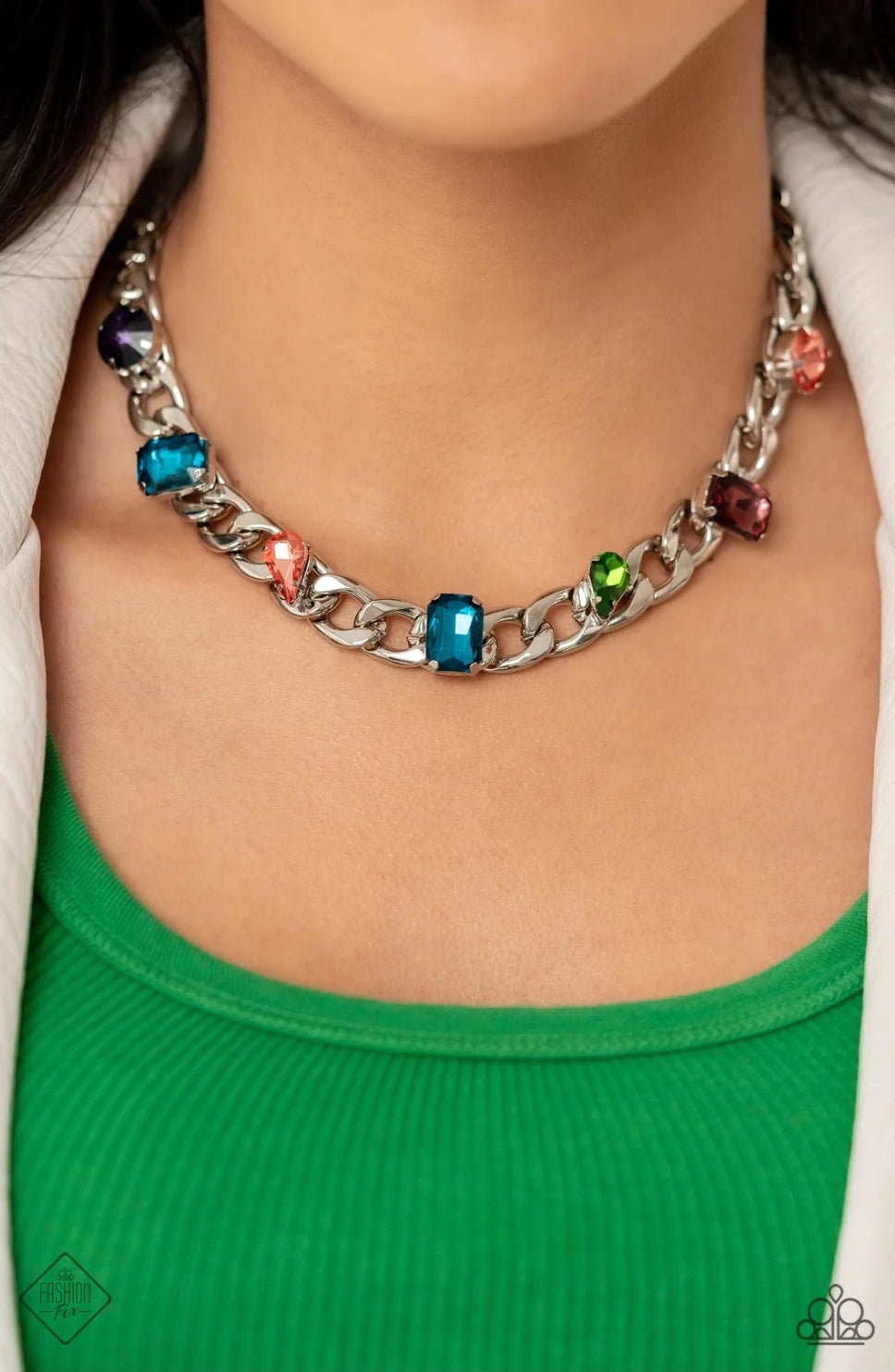 Paparazzi Audaciously Affixed - Multi Necklace