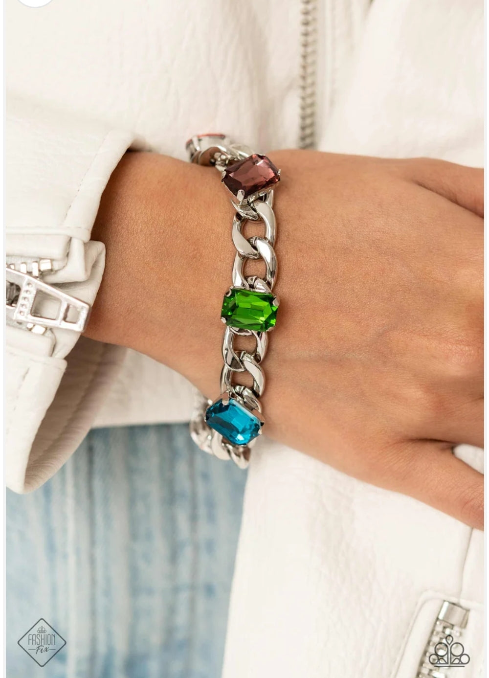 Paparazzi Fearlessly Fastened - Multi - Bracelet