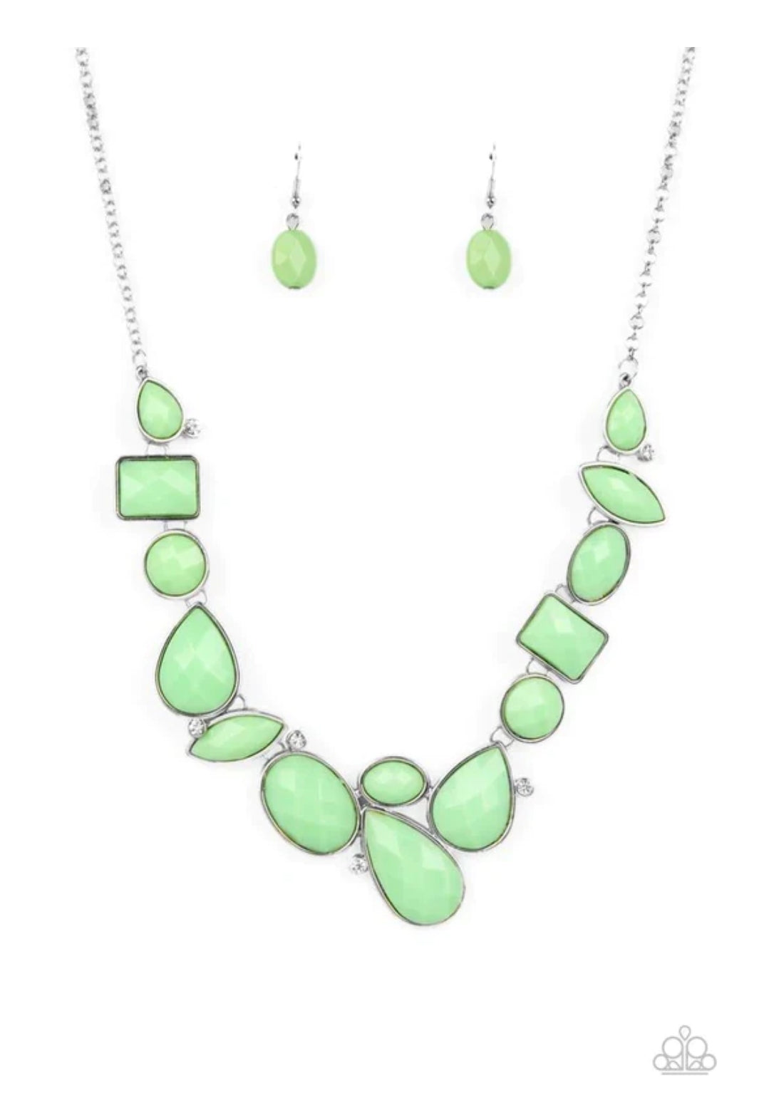 Paparazzi Mystical Mirage Green Necklace