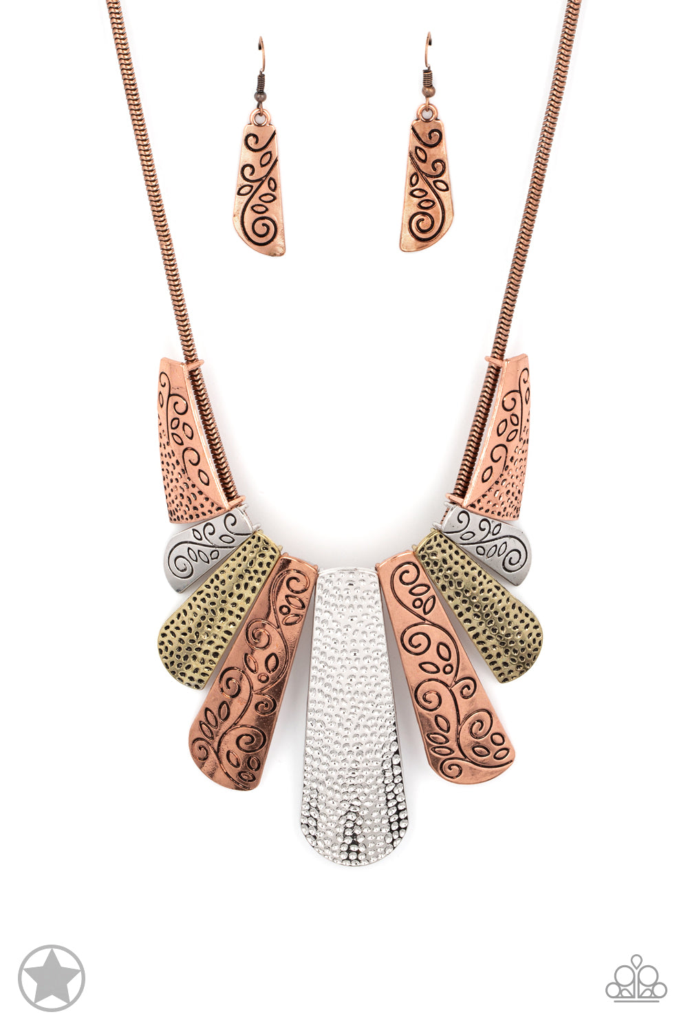 Paparazzi Untamed Copper Necklace