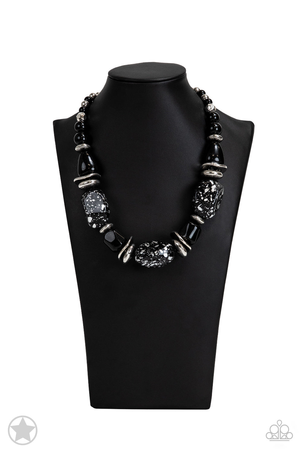 Paparazzi In Good Glazes - Black Necklace