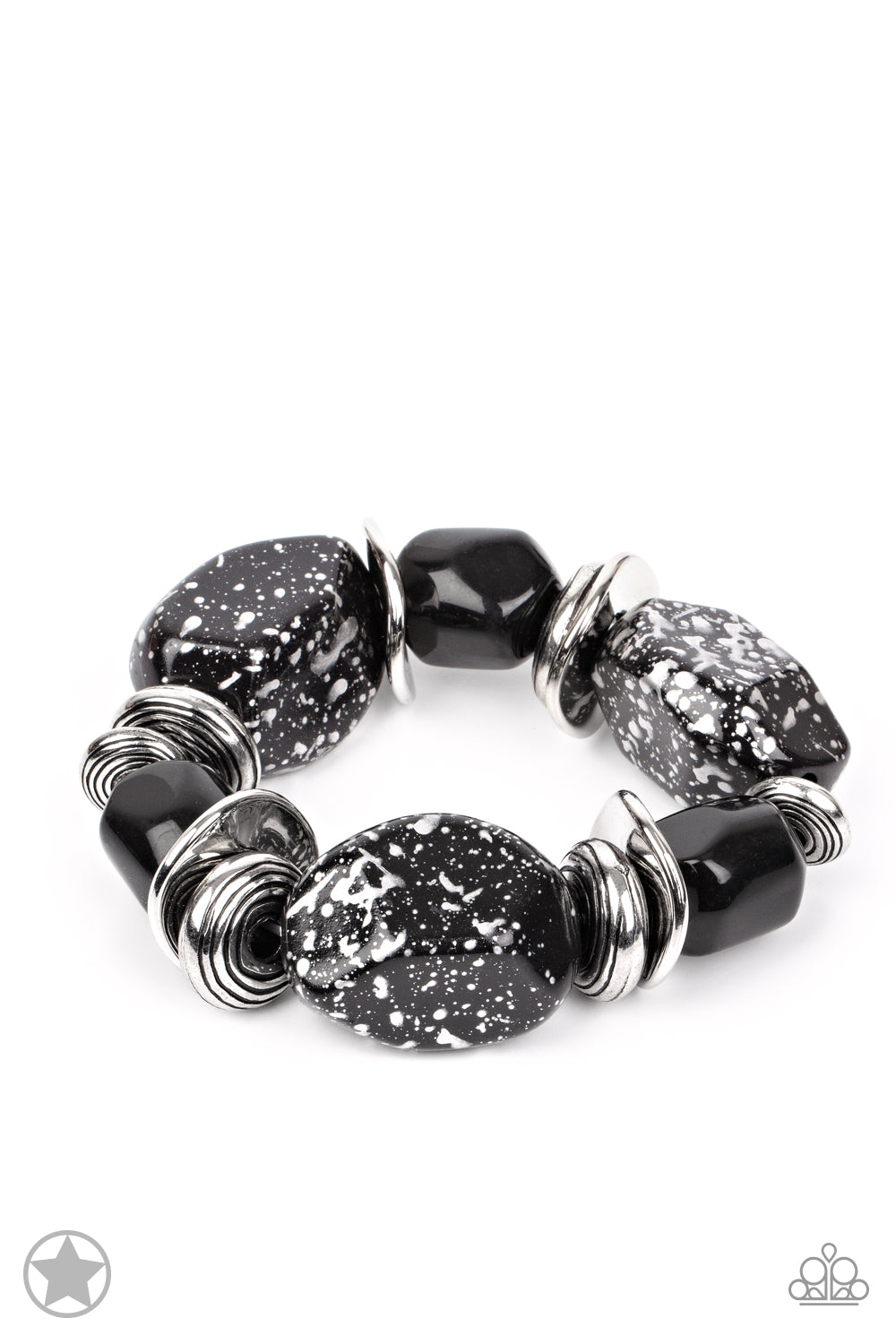 Paparazzi Glaze of Glory - Black Bracelet