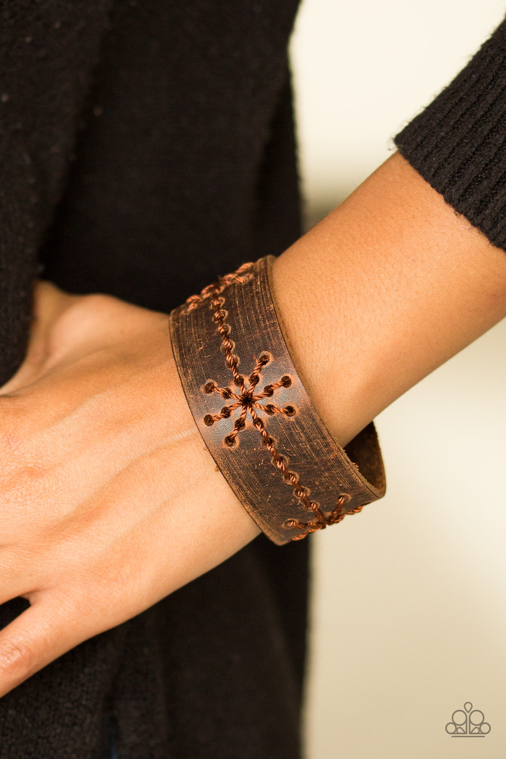 Paparazzi Nautical Nature - Brown Bracelet