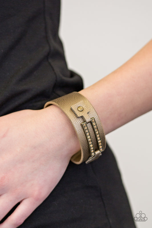 Paparazzi Street Glam - Brass Bracelet