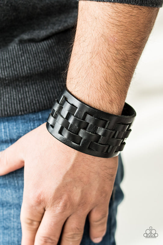 Paparazzi Road Hog - Black Bracelet