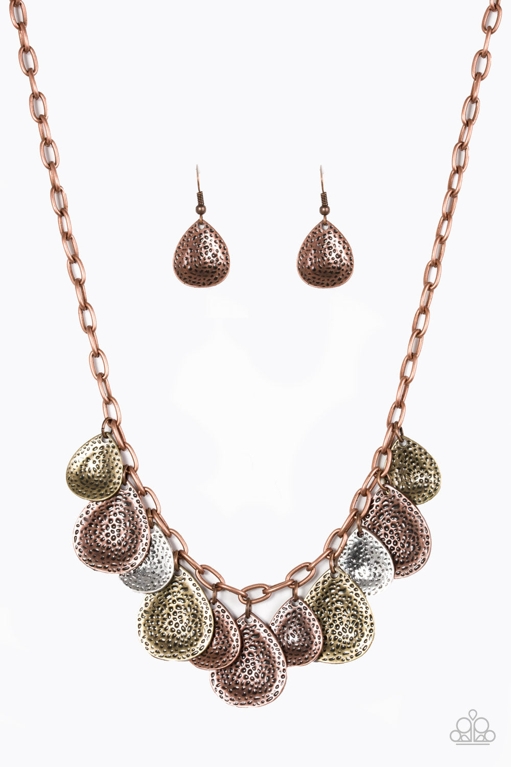 Paparazzi Storm Goddess - Copper Necklace