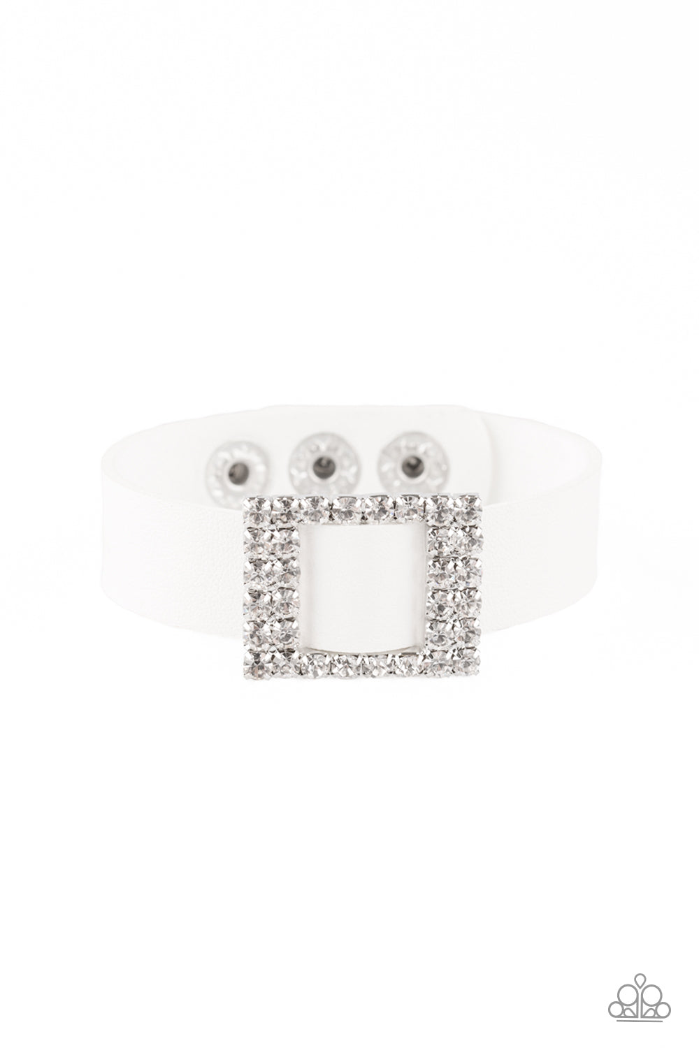 Paparazzi Diamond Diva - White Bracelet