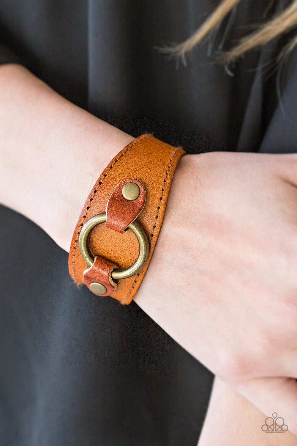 Paparazzi Western Wrangler - Brown Bracelet