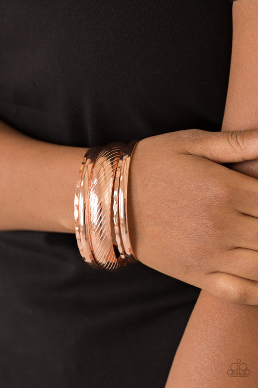 Paparazzi Boss of Boho - Copper Bracelet