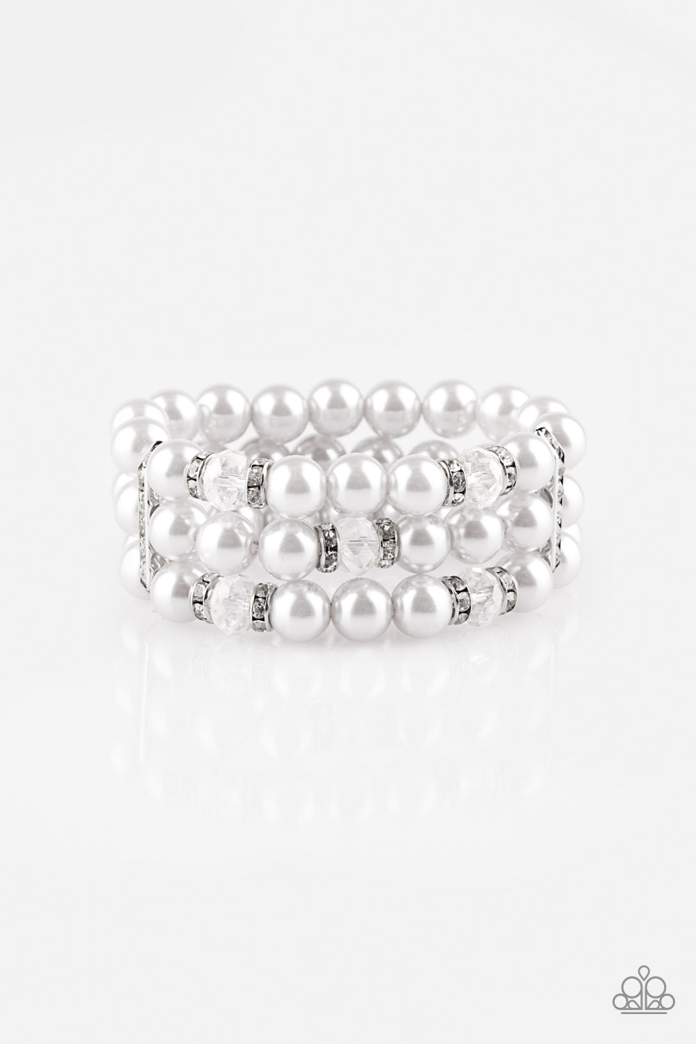 Paparazzi Undeniably Dapper - Silver Bracelet