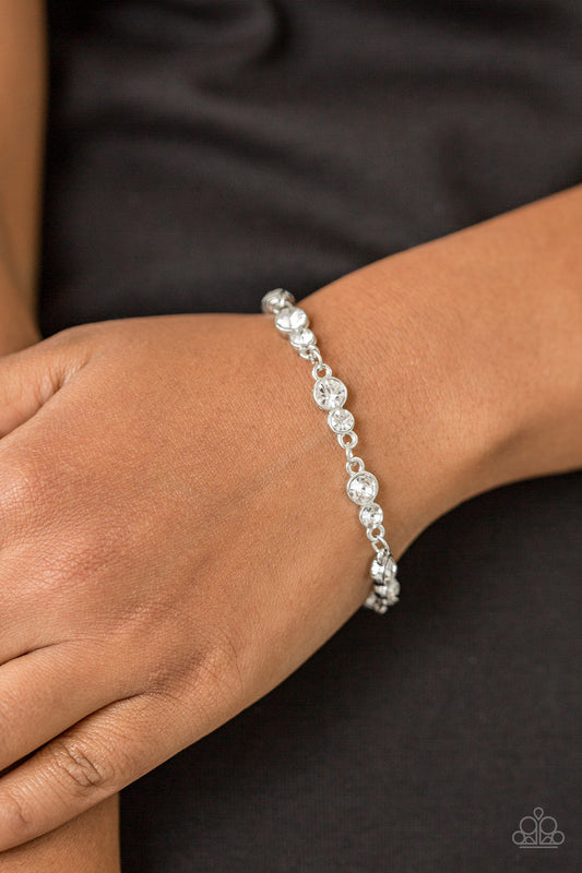 Paparazzi Twinkle Twinkle Little STARLET- White Bracelet