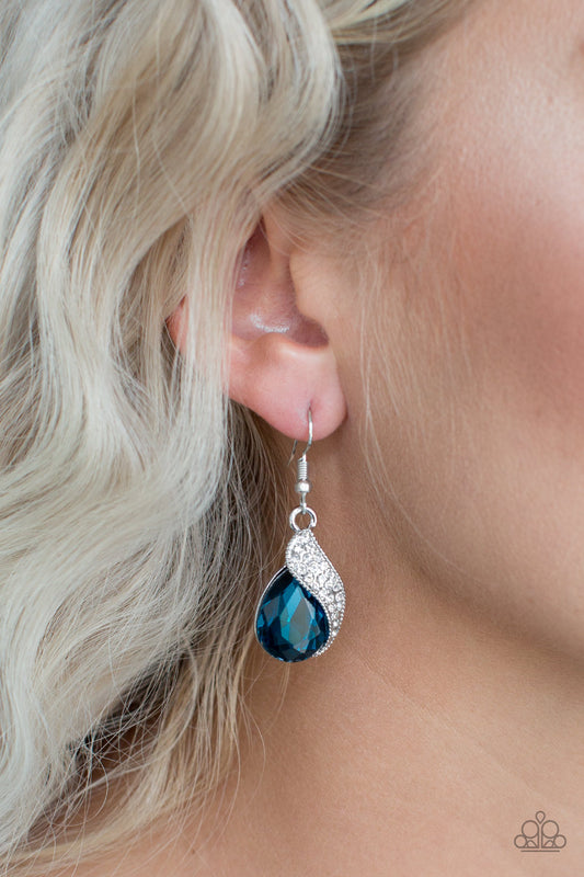 Paparazzi Easy Elegance - Blue Earring