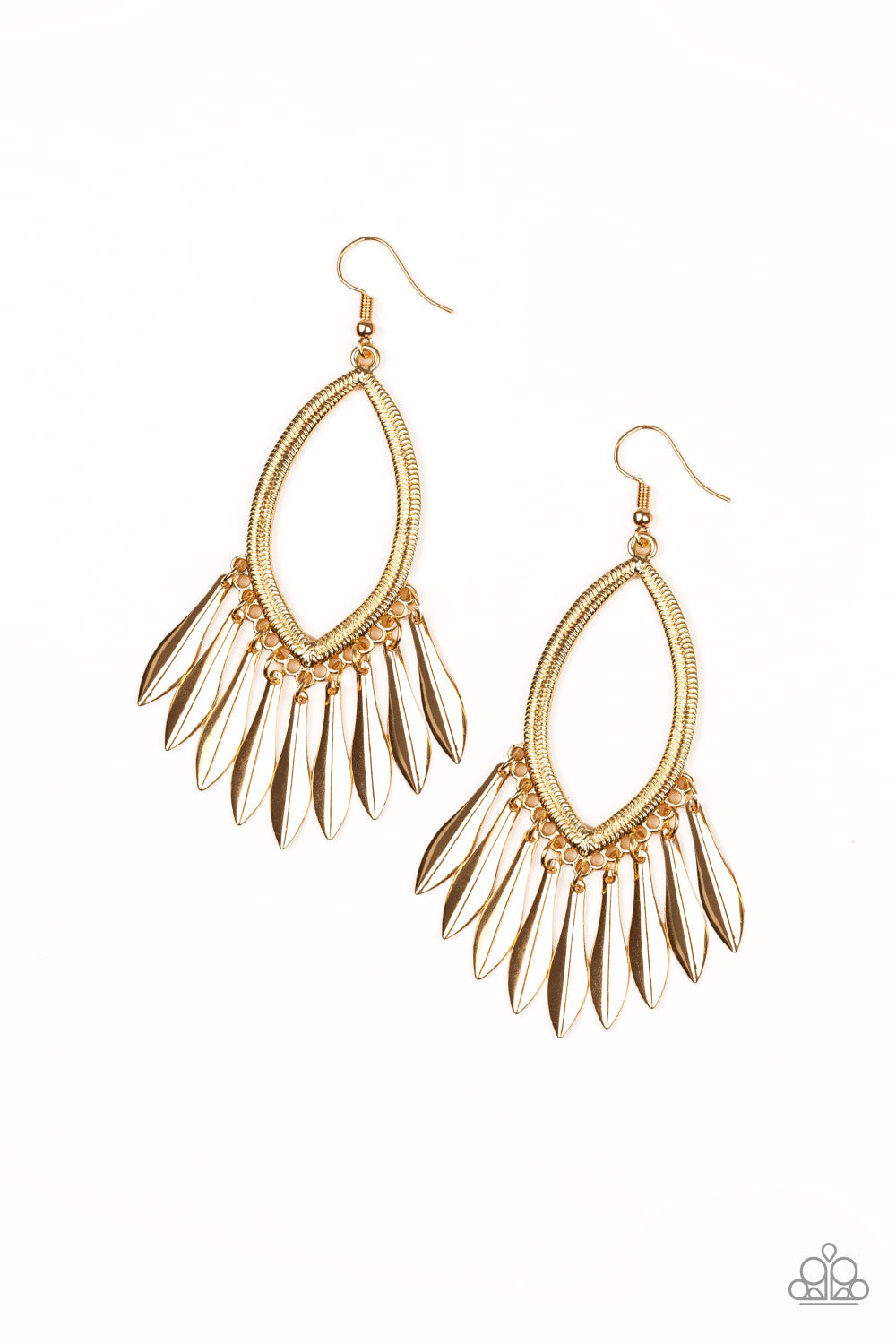 Paparazzi My FLAIR Lady - Gold Earring