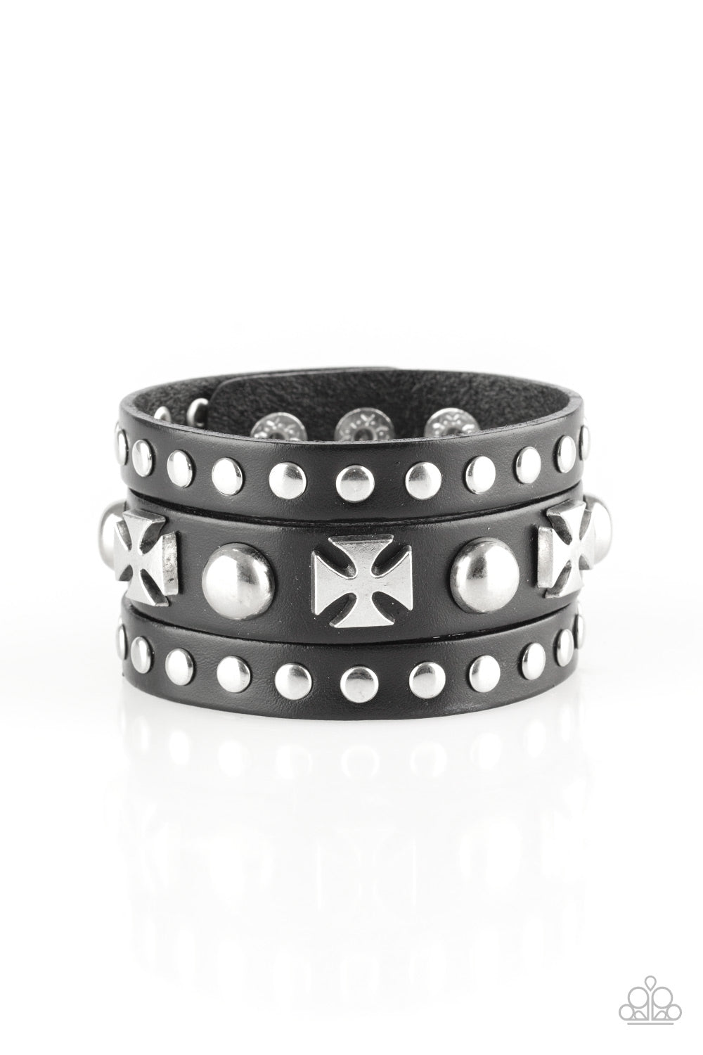 Paparazzi Chopper Central - Black Bracelet