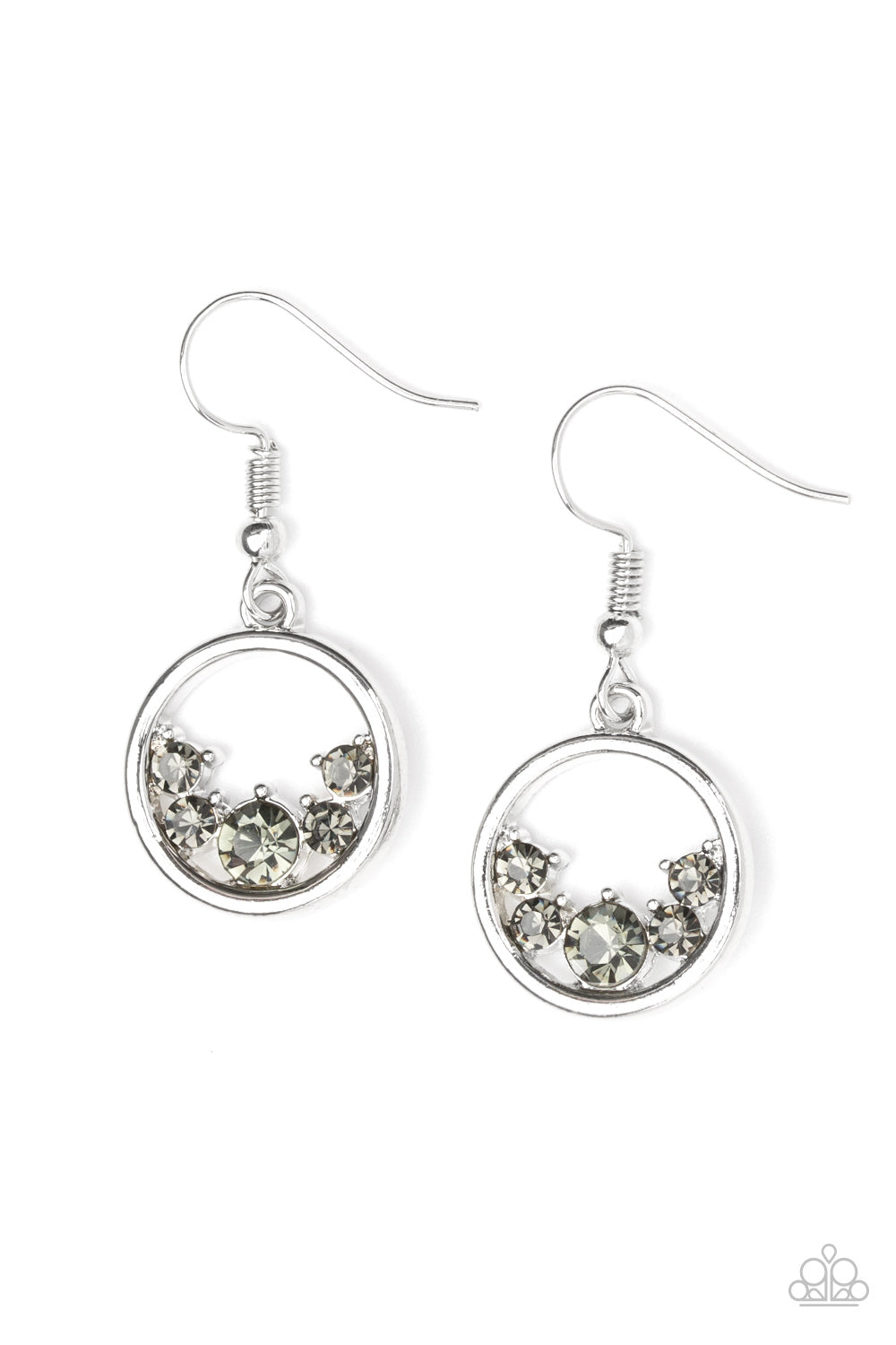 Paparazzi Effortlessly Effervescent - Silver Earring