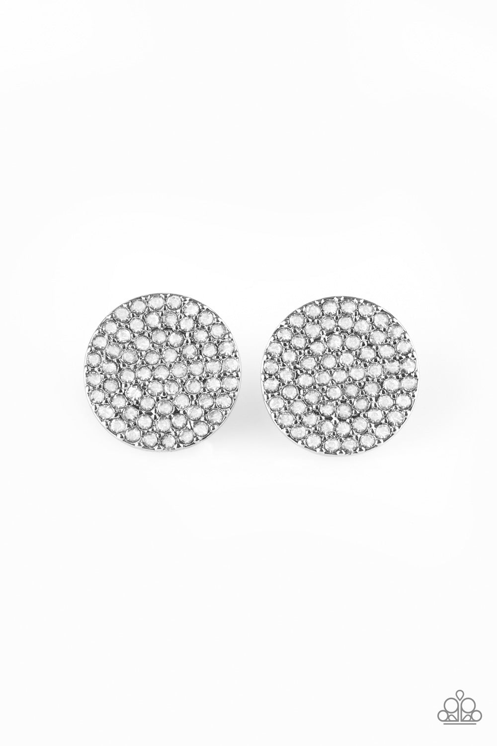 Paparazzi Radiant Ripples - White Earring