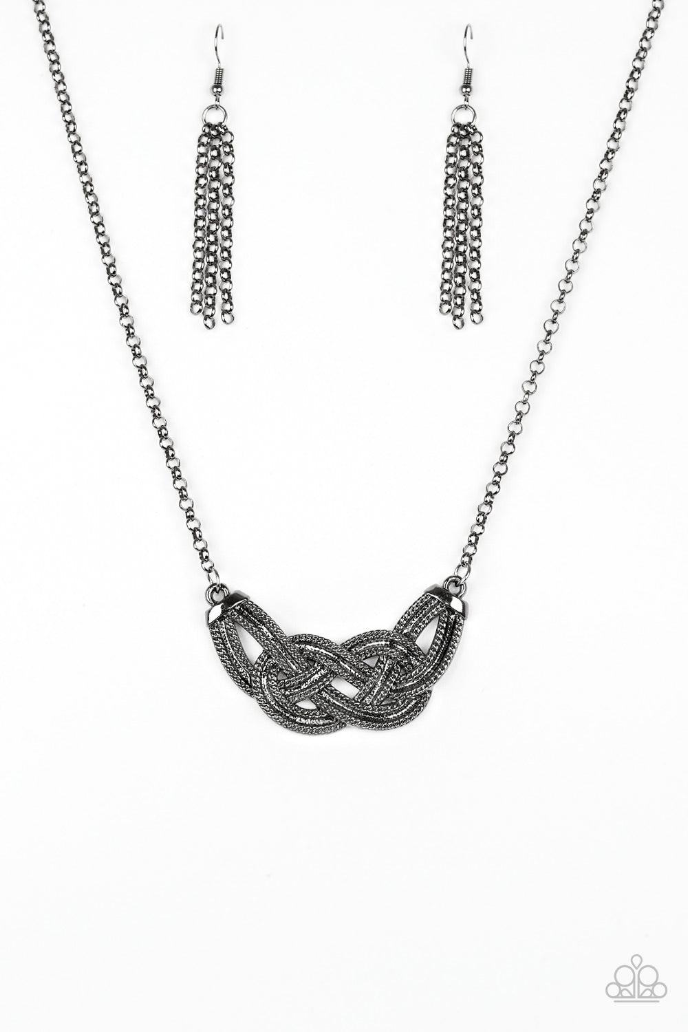 Paparazzi Nautically Naples - Black Necklace