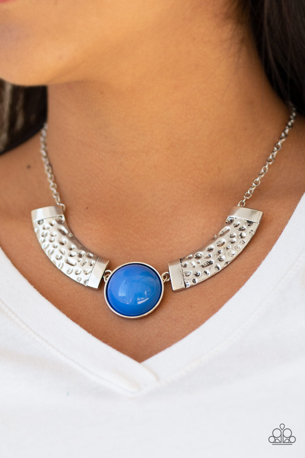 Paparazzi Egyptian Spell -Blue Necklace