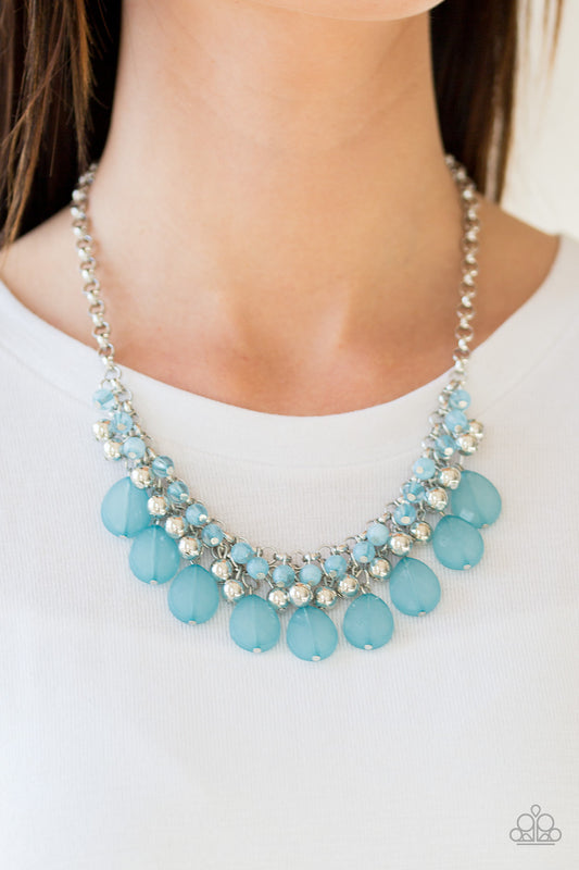 Paparazzi Trending Tropicana - Blue Necklace