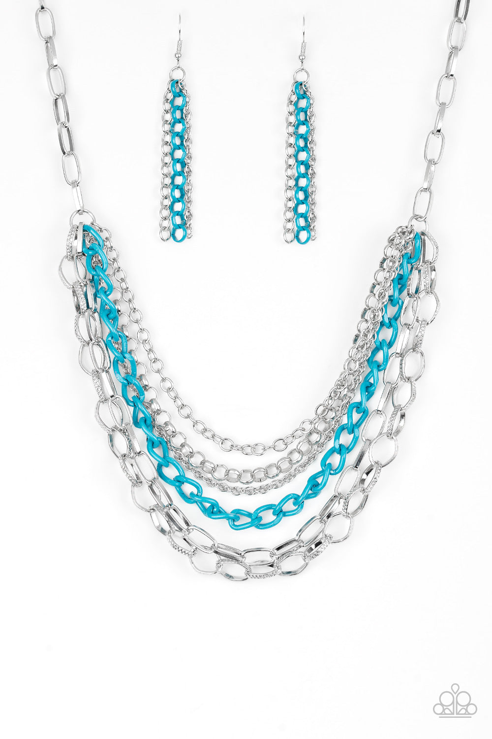 Paparazzi Color Bomb - Blue Necklace