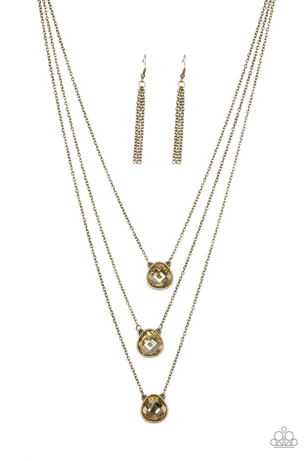 Paparazzi Once In A MILLIONAIRE - Brass Necklace