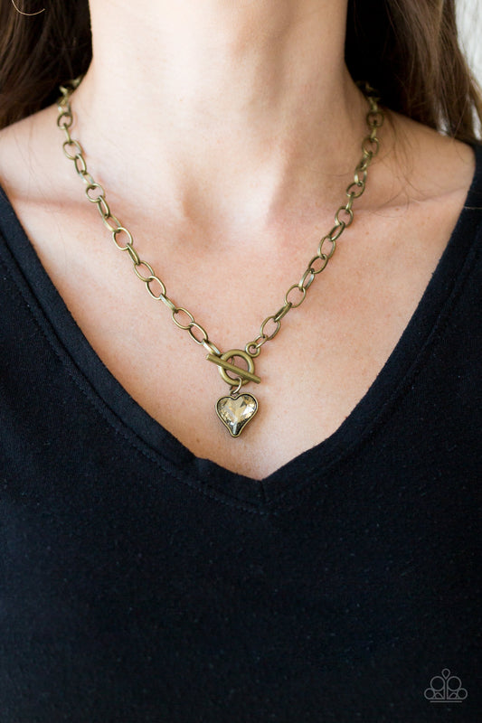 Paparazzi Princeton Princess - Brass Necklace