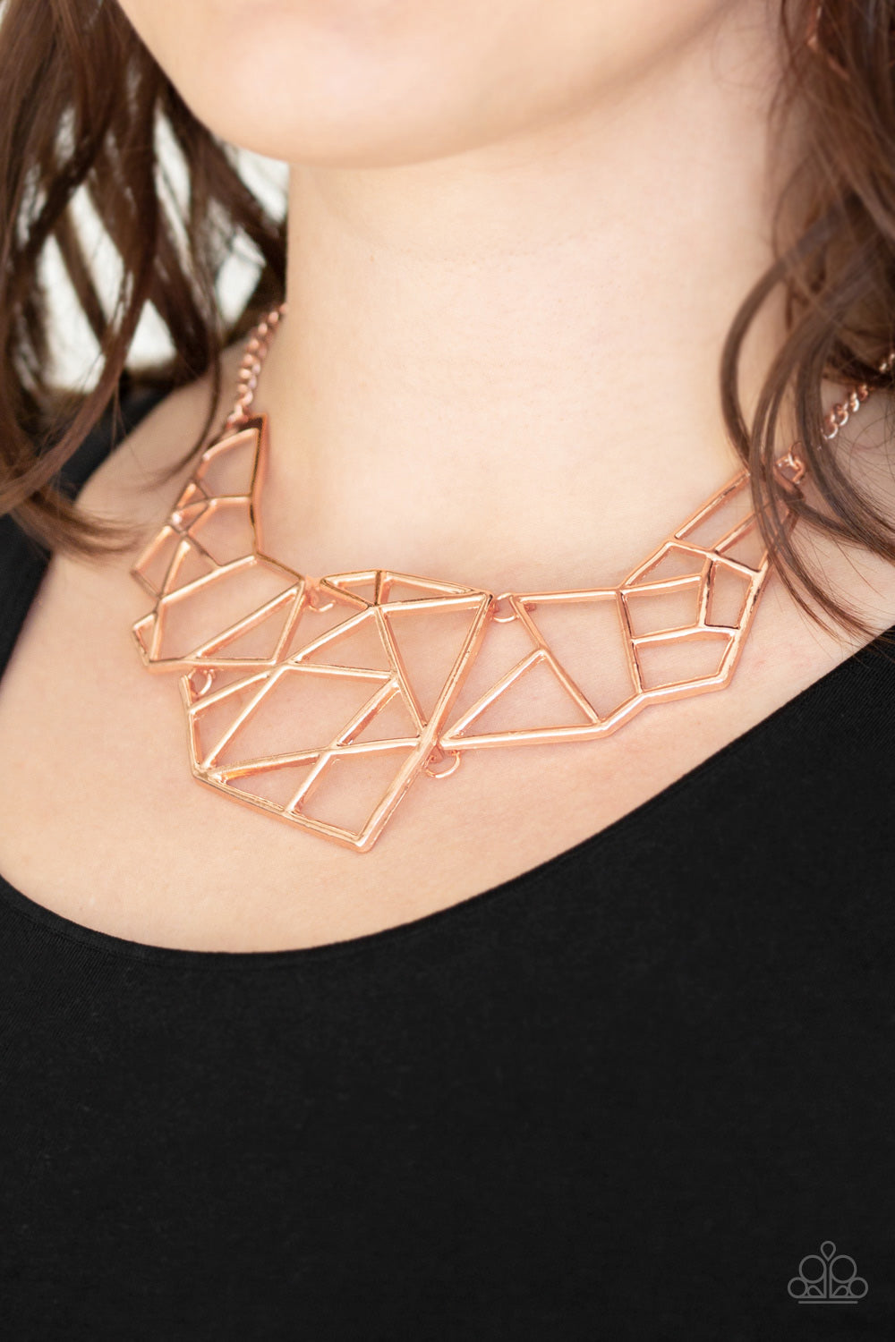 Paparazzi World Shattering - Copper Necklace