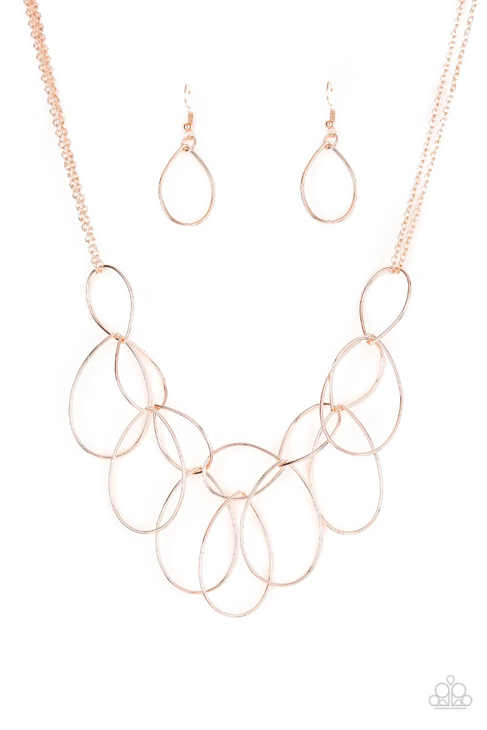 Paparazzi Top-TEAR Fashion - Rose Gold Necklace