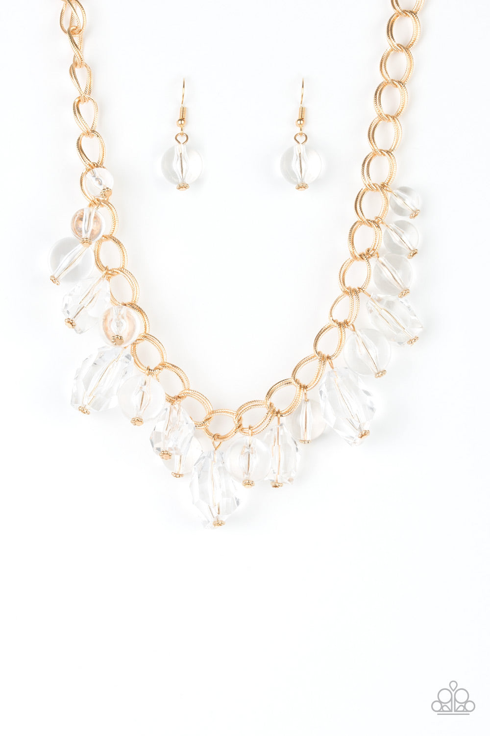 Paparazzi Gorgeously Globetrotter - Gold Necklace