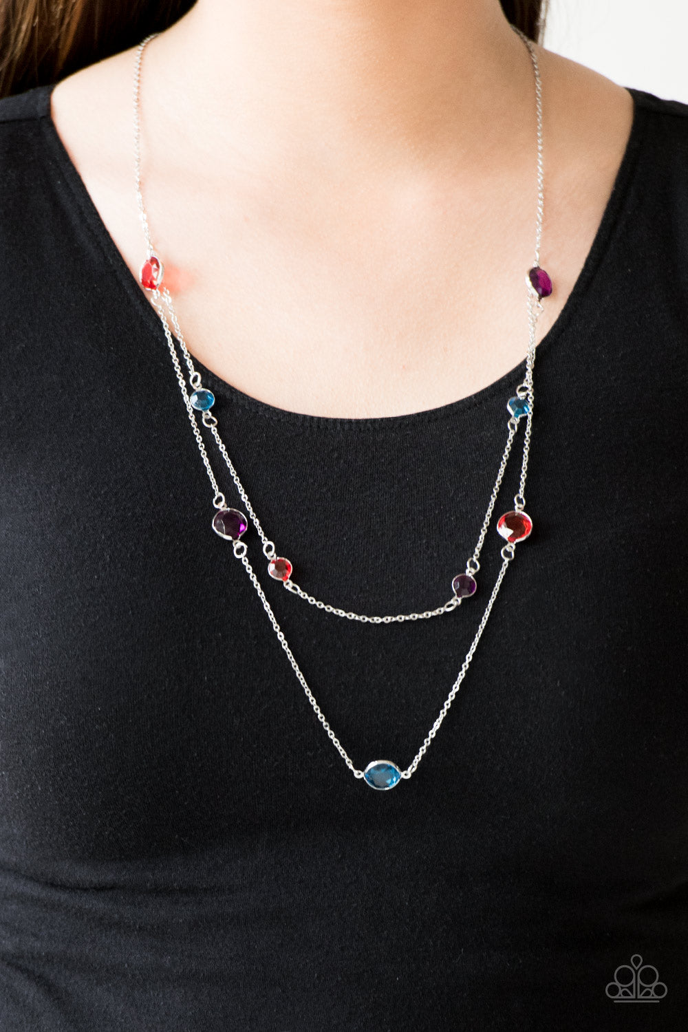 Paparazzi Raise Your Glass - Multi Necklace