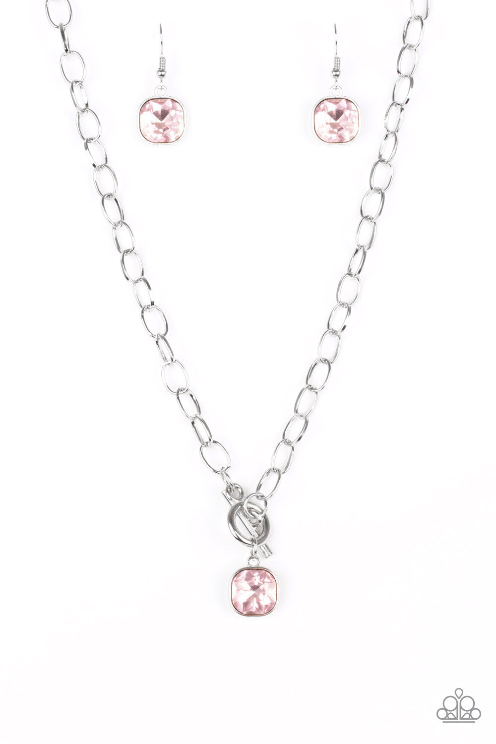 Paparazzi Dynamite Dazzle - Pink Necklace