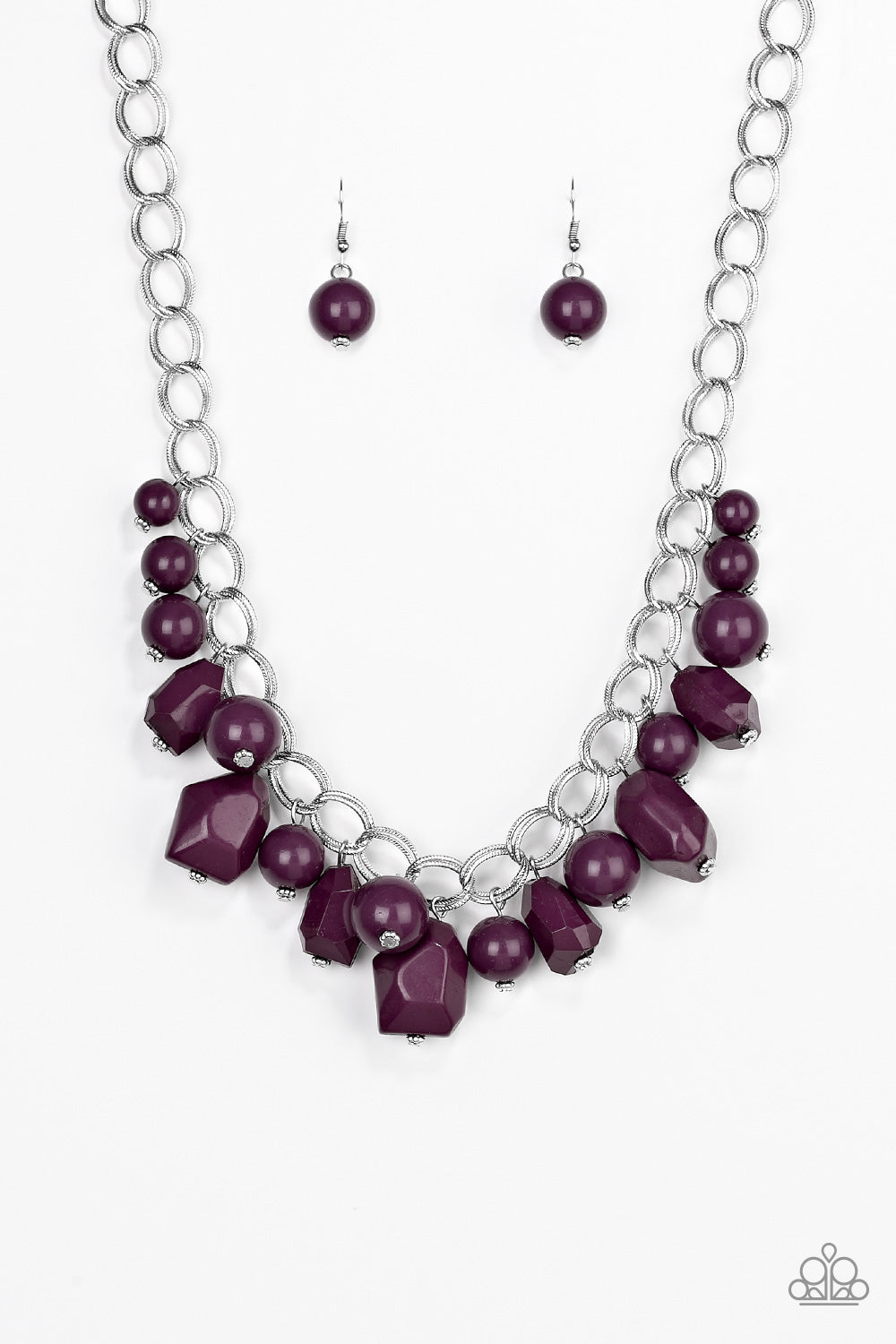 Paparazzi Gorgeously Globetrotter - Purple Necklace