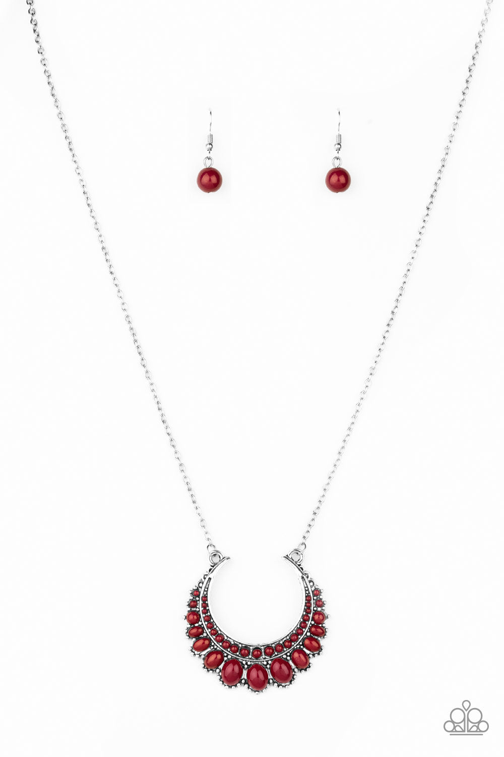 Paparazzi Count To ZEN - Red Necklace