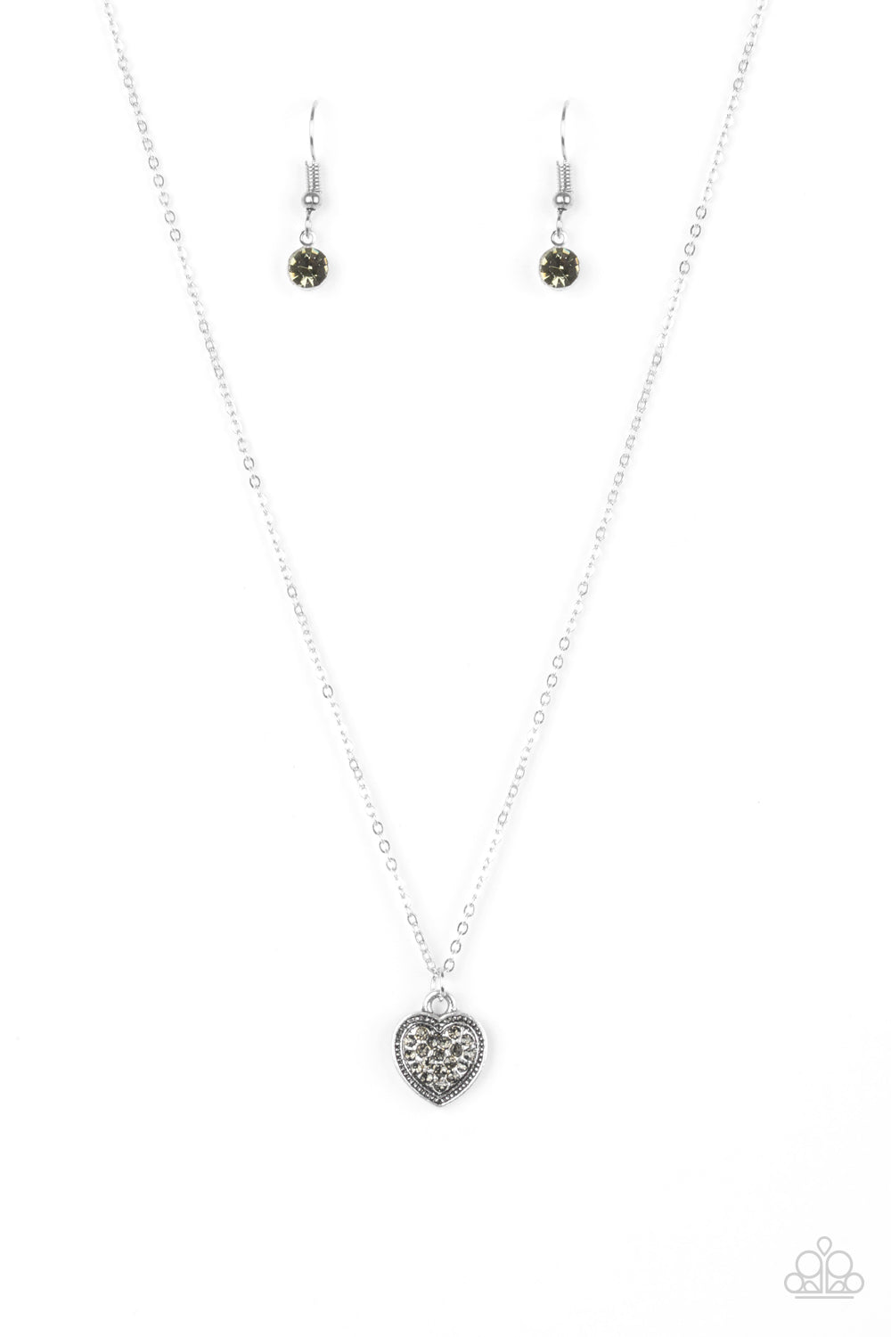 Paparazzi Fierce Flirt - Silver Necklace