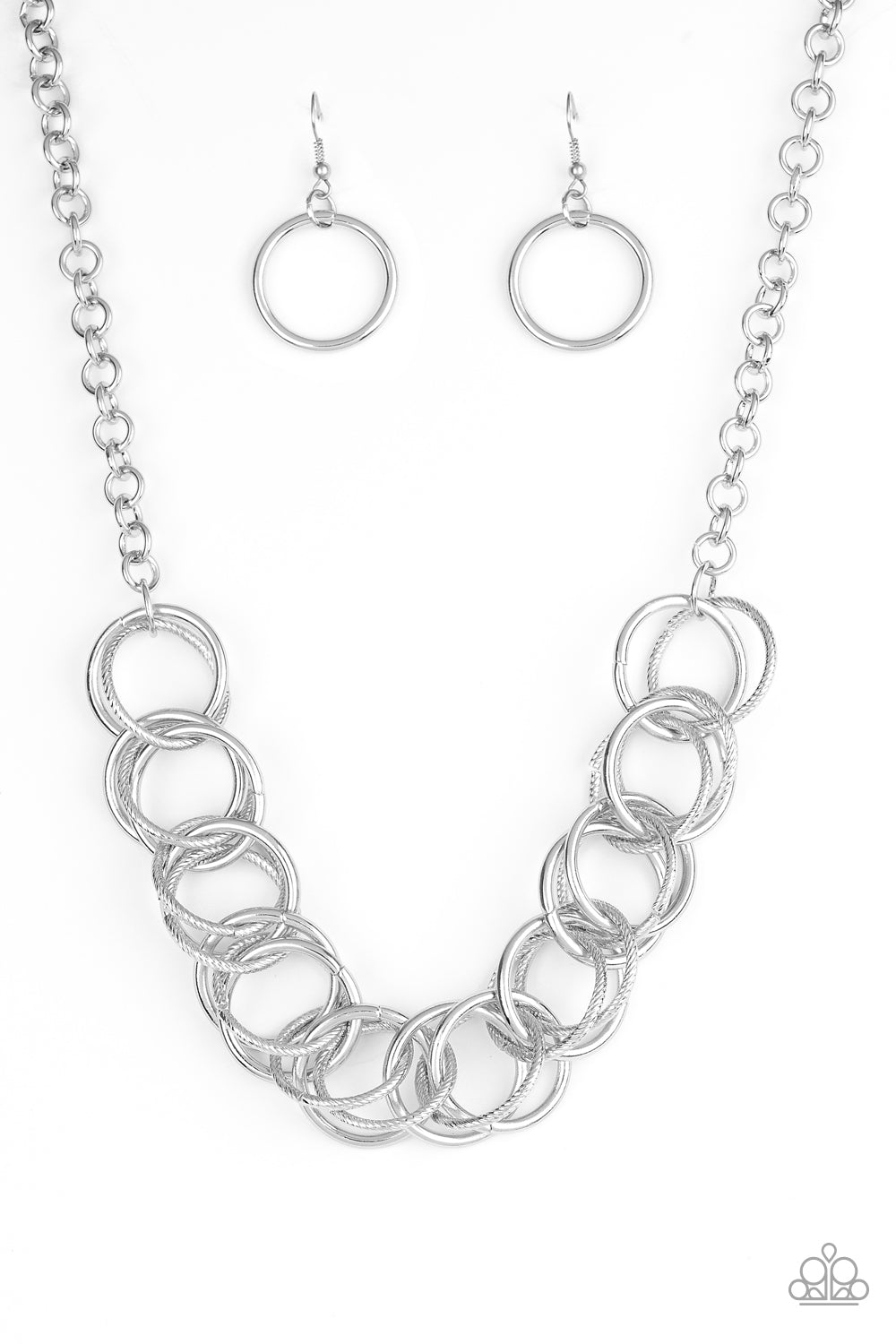 Paparazzi Heavy Metal Hero - Silver Necklace