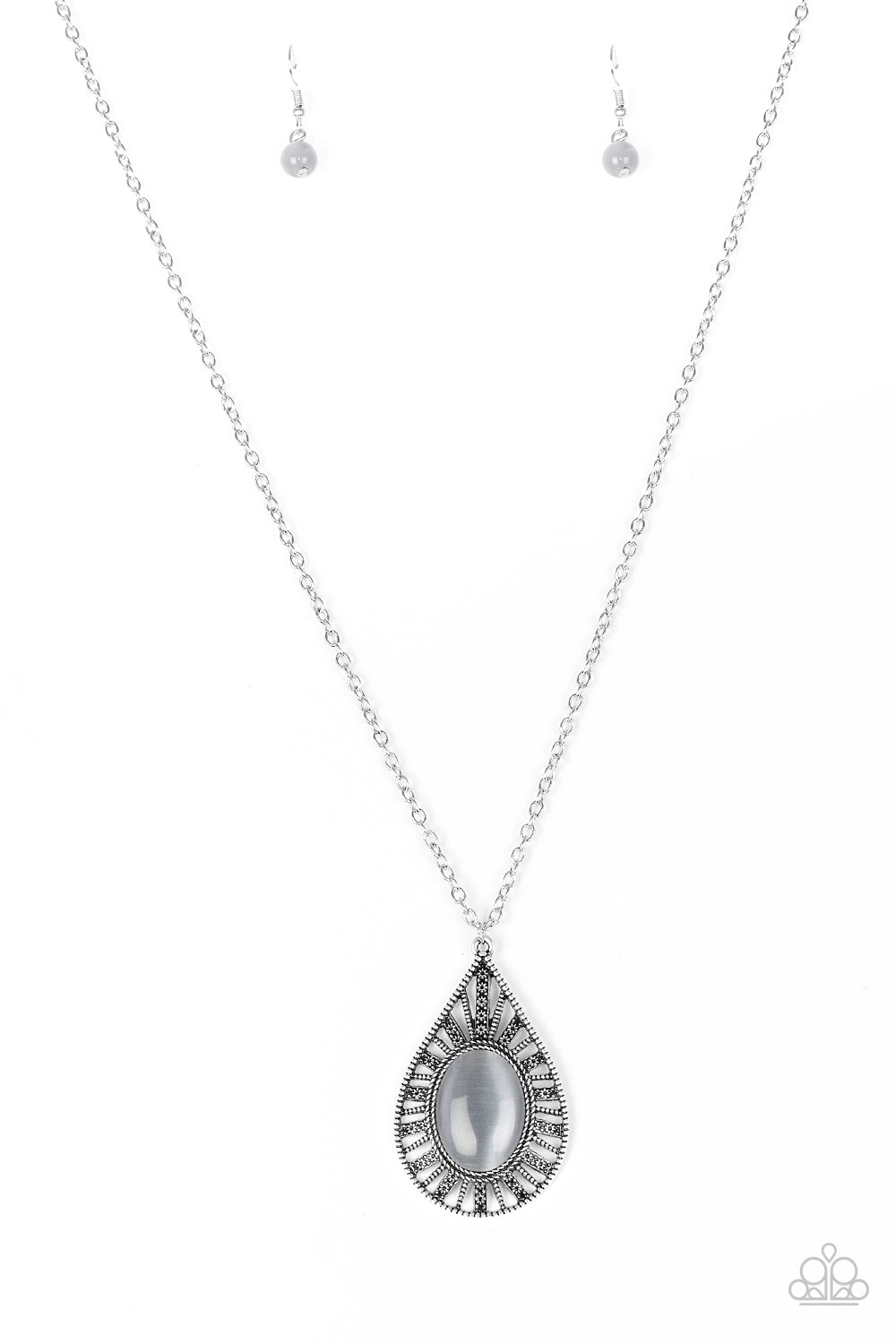 Paparazzi Total Tranquility - Silver Necklace