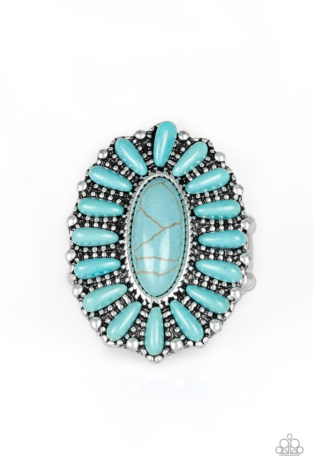 Paparazzi Cactus Cabana - Blue Ring