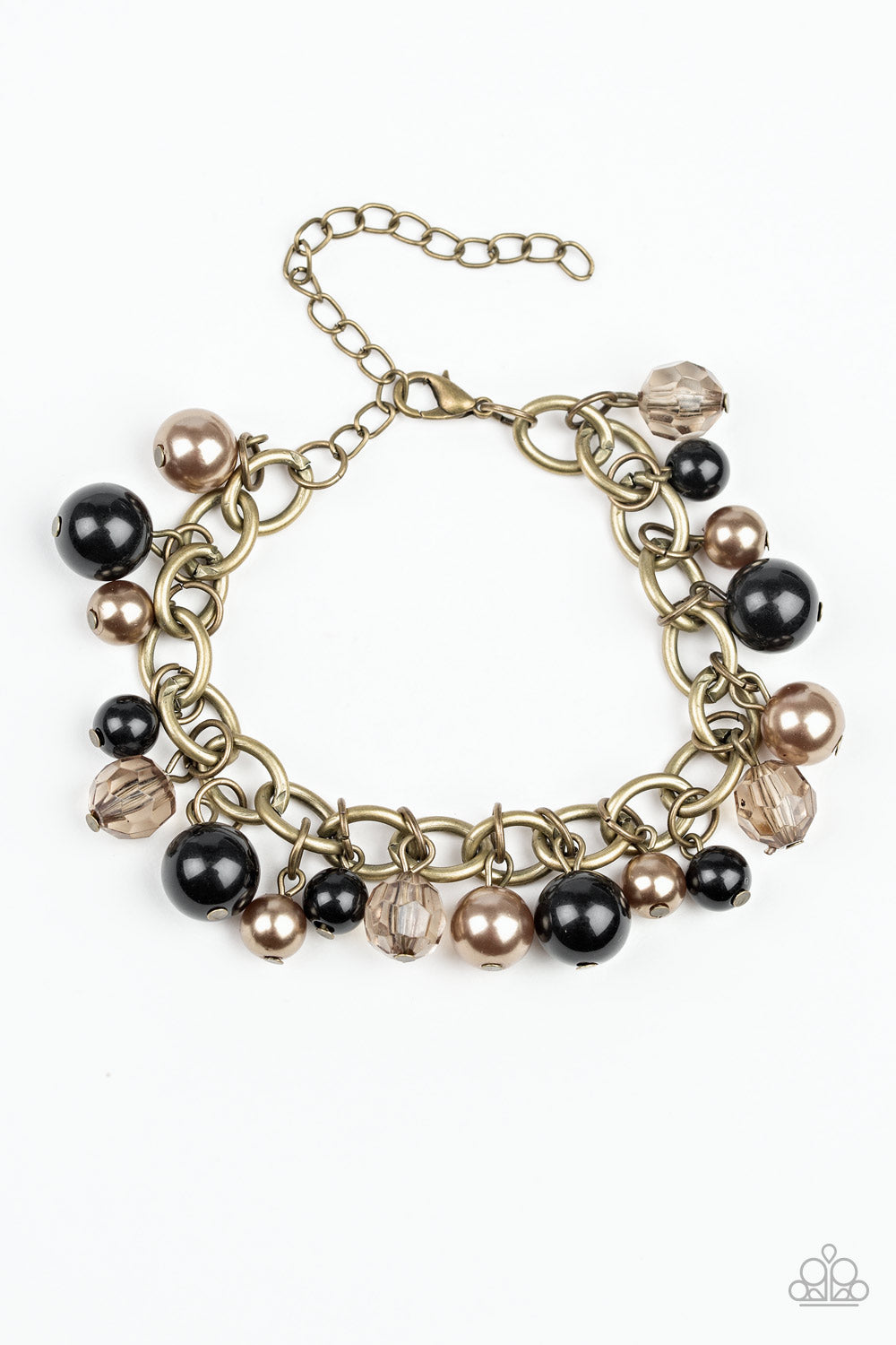 Paparazzi Grit and Glamour - Black Bracelet