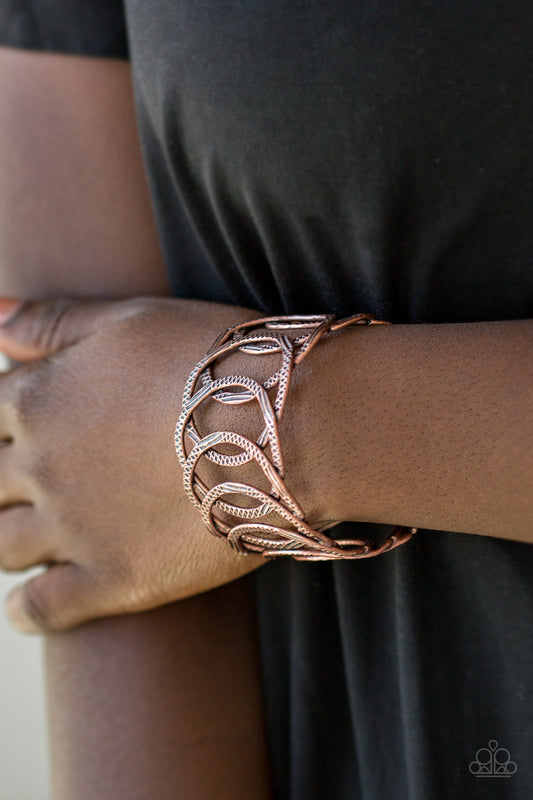 Paparazzi Circa de Contender - Copper Bracelet