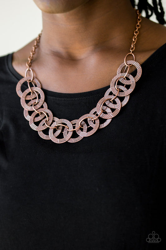 Paparazzi The Main Contender - Copper Necklace