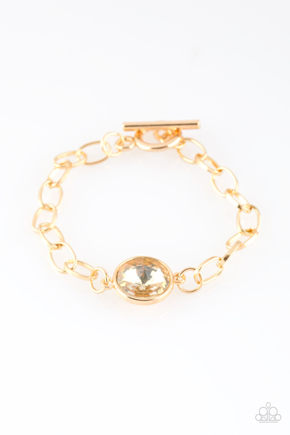 Paparazzi All Aglitter - Gold Bracelet