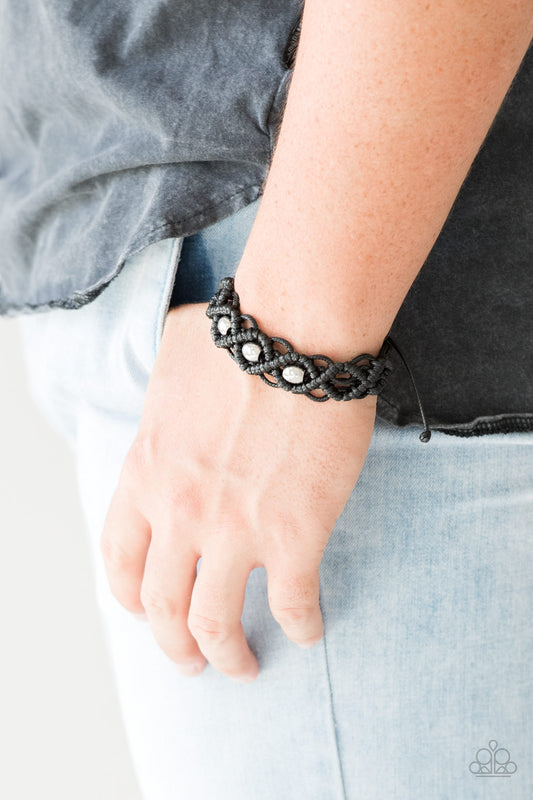 Paparazzi Nautical Navigator - Black Bracelet