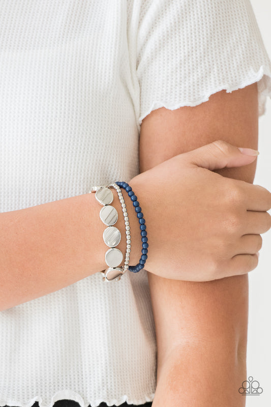 Paparazzi Beyond The Basics - Blue Bracelet