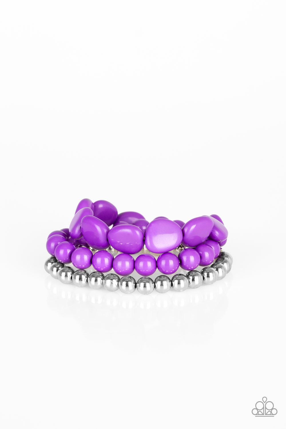 Paparazzi Color Venture - Purple Bracelet