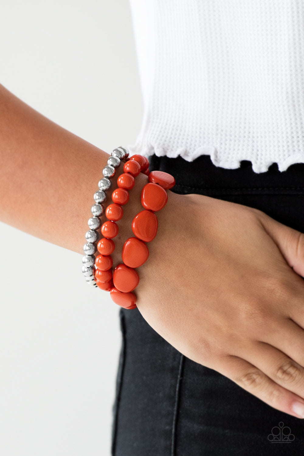 Paparazzi Color Venture - Orange Bracelet