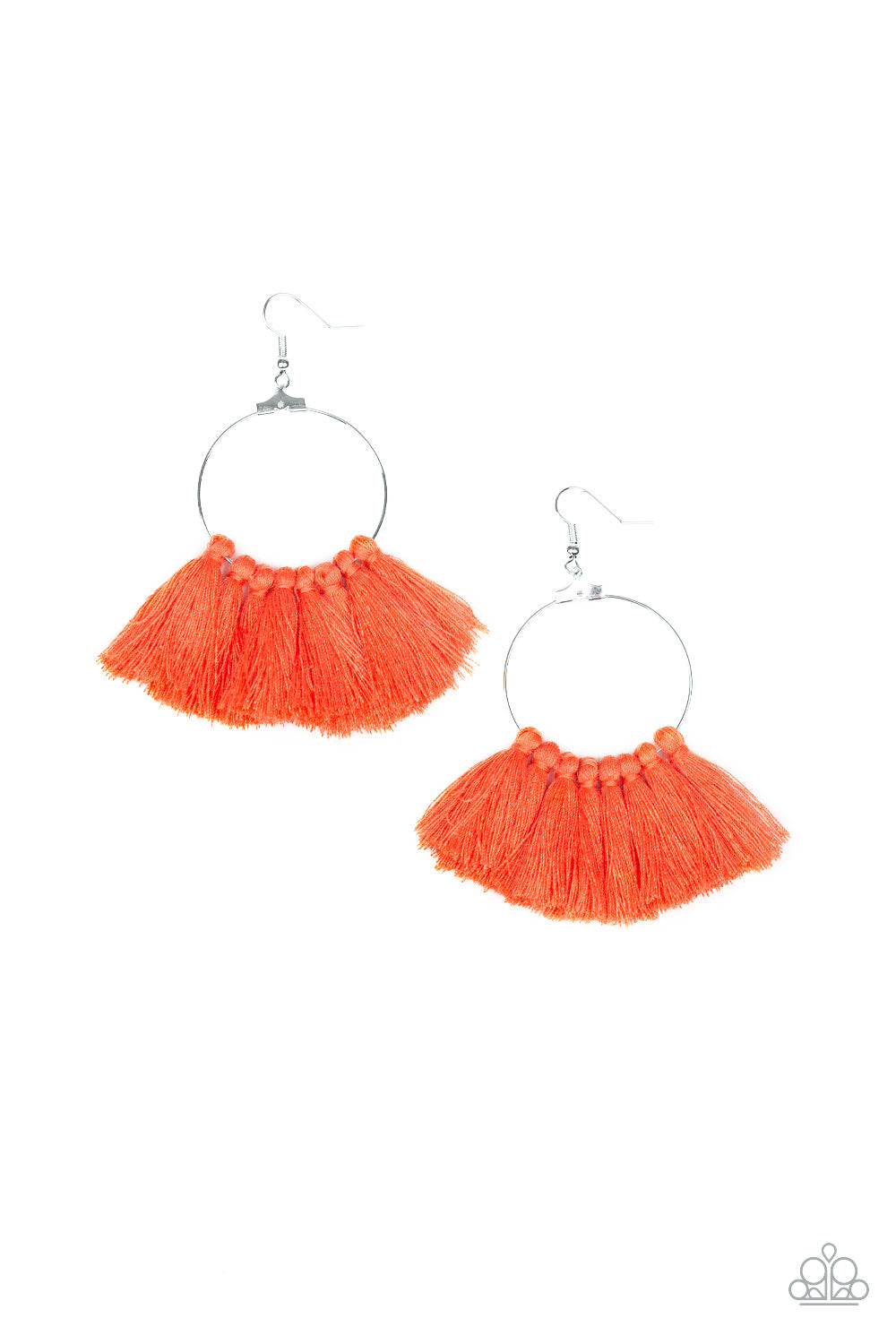 Paparazzi Peruvian Princess - Orange Earring