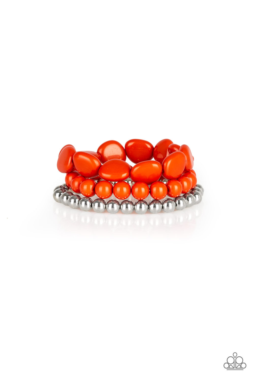 Paparazzi Color Venture - Orange Bracelet