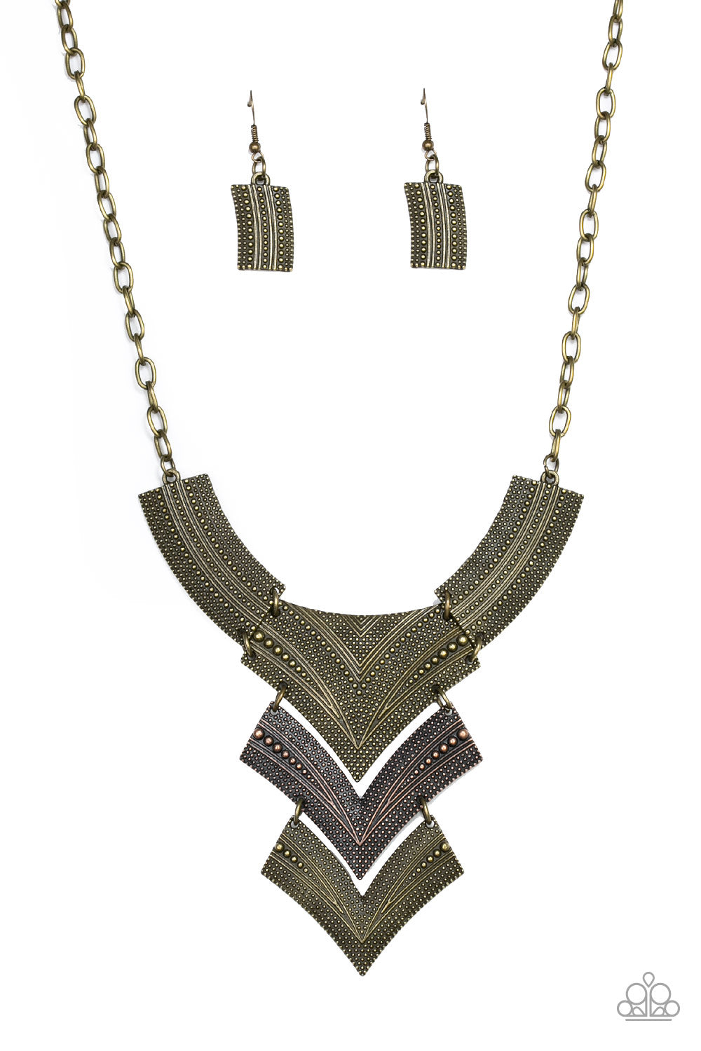 Paparazzi Fiercely Pharaoh - Multi Necklace